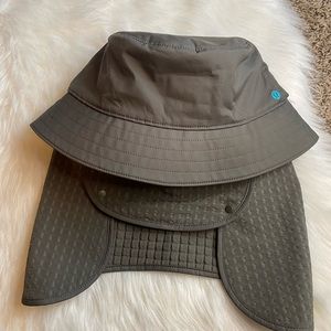 Lululemon Fleece-Lined Convertible Hiking Bucket Hat COBN M/L New